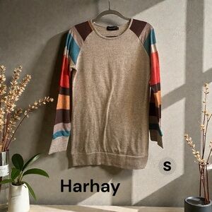 Harhay Colorful Sleeve Top